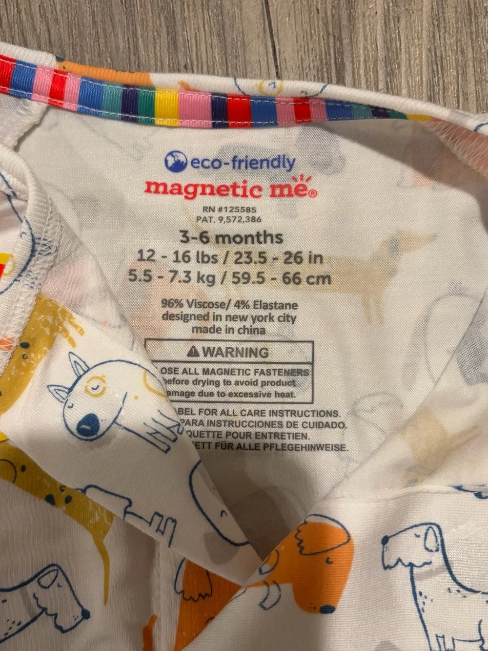 Baby Boy Magnetic Me sleeper